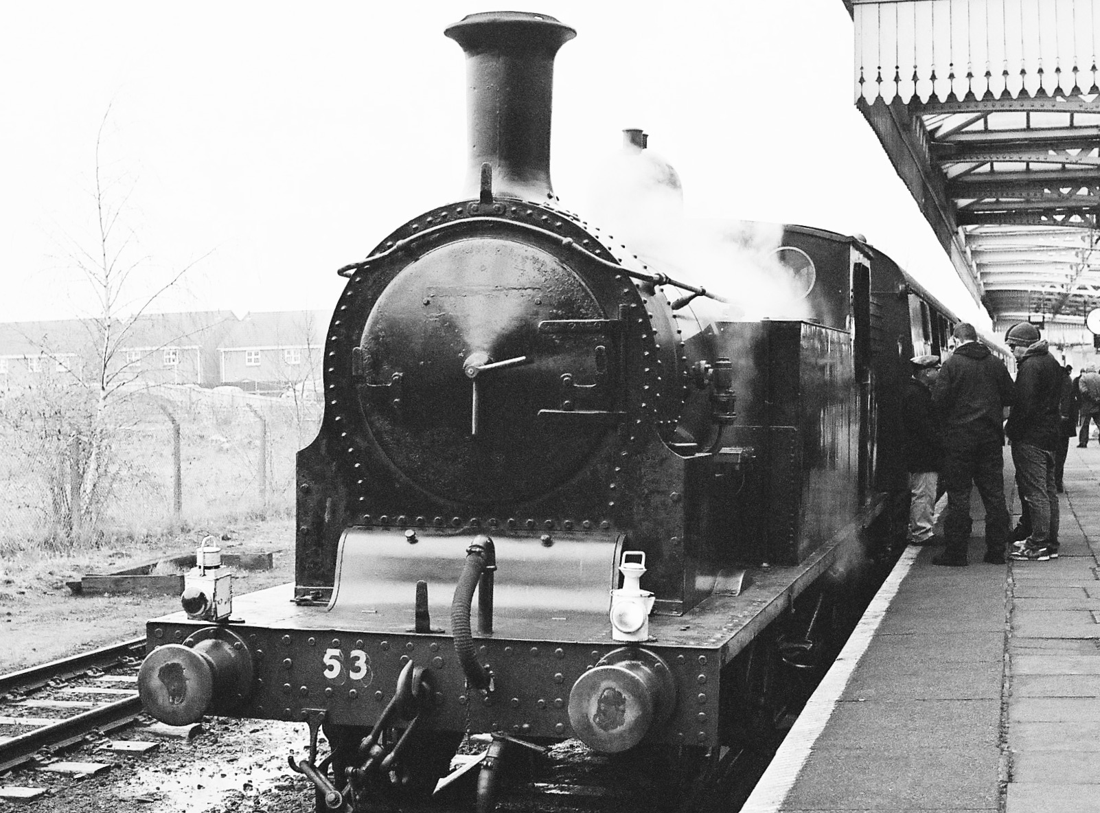 The M7 at Loughborough in 2012; on loan to the GCR.