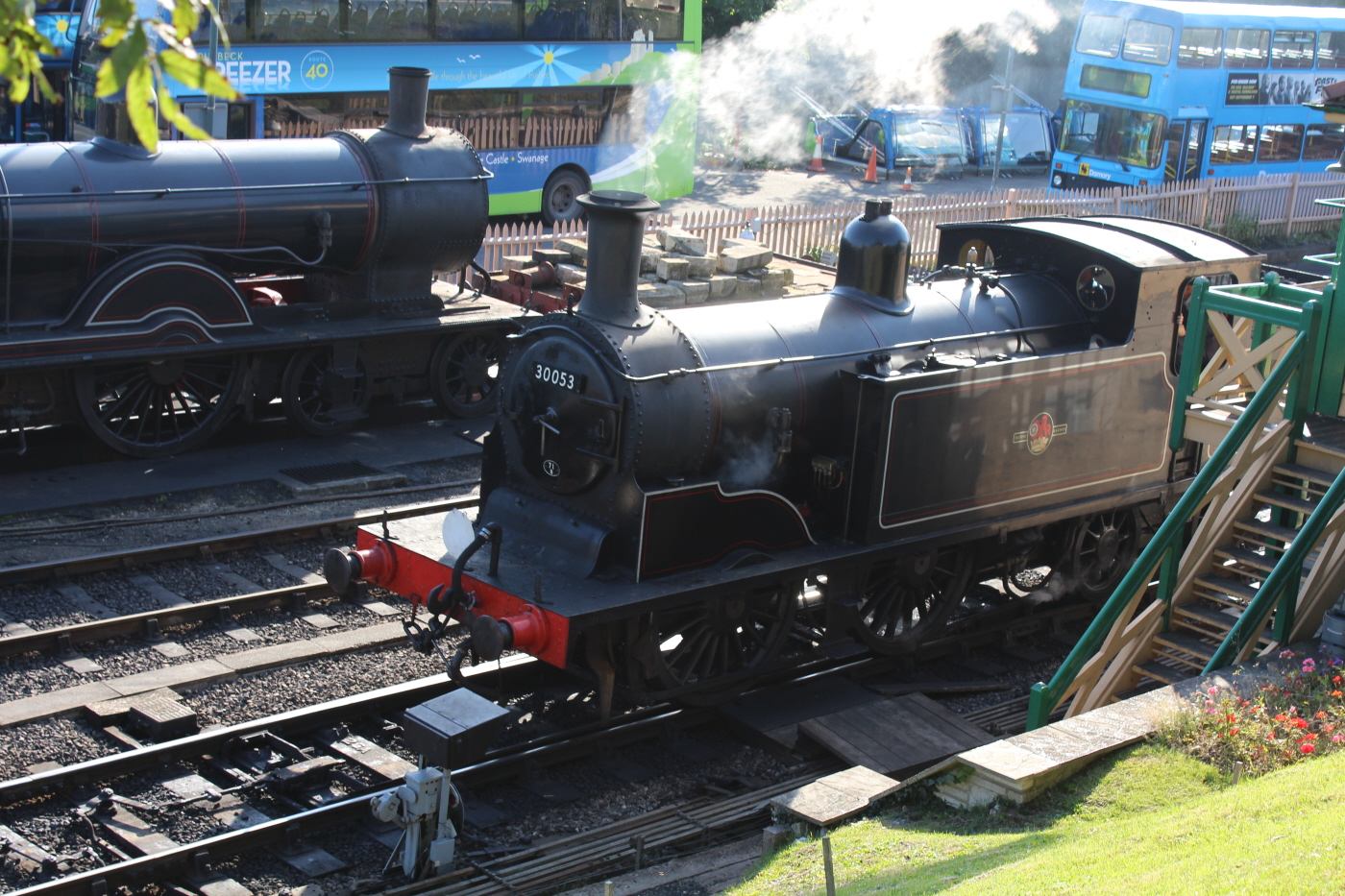 Two Drummond's at Swanage; the M7 and T9 30120