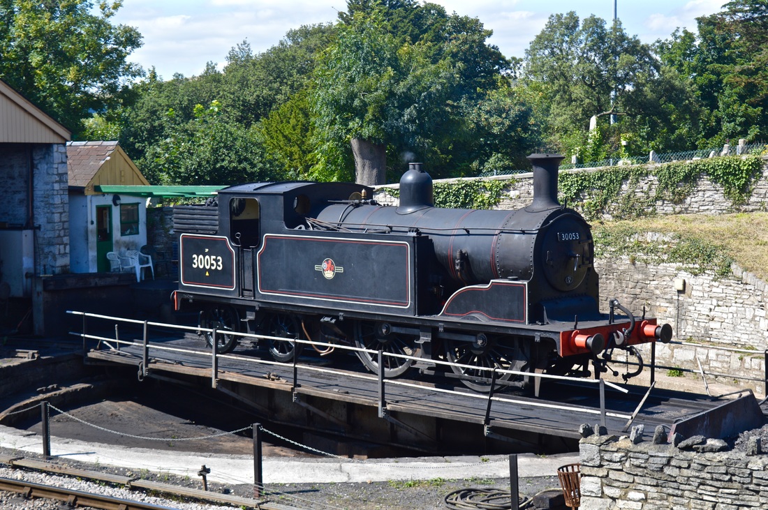 The M7 on the Swanage Turntable