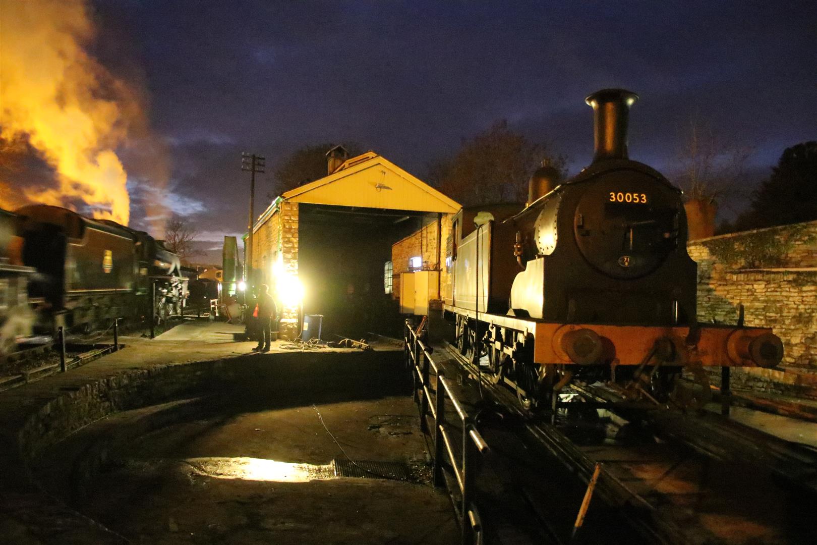 At rest on the Swanage Turntable